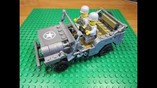 Американский военный лего джип. 2 Мировая война.