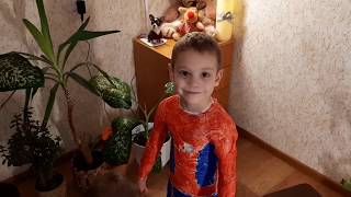 Spiderman сostume!костюм человека паука!