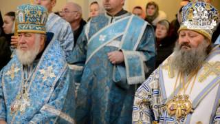 Митрополит Павел возглавил Божественную литургию в Св-Никольском Городокском  монастыре 11.01.2017г.