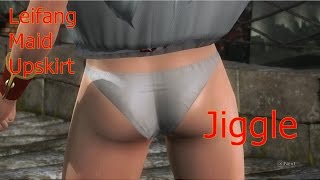 Dead Or Alive 5 Last Round Leifang Maid Upskirt Glitch Win Pose Jiggle Physics