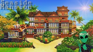Seaside Mansion ??|| Speed Build | Sims 4