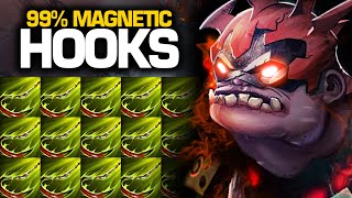 RANK 500 Pudge Offlane 99% Accurate Hooks | Pudge Official