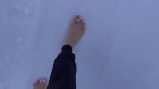Первые шаги по снегу