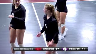 Girls Volleyball | Club Northern Lights 18-2 vs. Synergy 17-1 Full Match