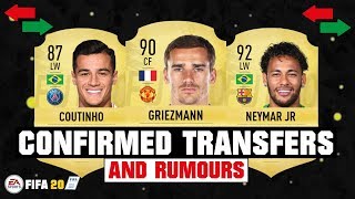 FIFA 20 | SUMMER CONFIRMED TRANSFERS & RUMOURS! ??| FT. GRIEZMANN, COUTINHO, NEYMAR JR... etc