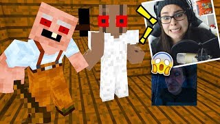 DESAFIO DA GRANNY NO MINECRAFT !! GRANDPA TRAIU A GRANNY - (REAGINDO A ANIMAÇÃO) Escola de Monstros
