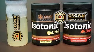 Probamos el ISOTONIC DRINK de CROWN SPORT NUTRITION