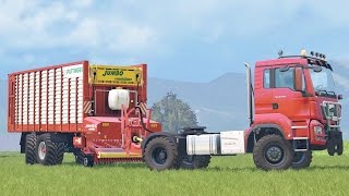 Farming Simulator 15 Man TGS Agro Truck + Pottinger Jumbo + Case Puma 230 Platinum Edition