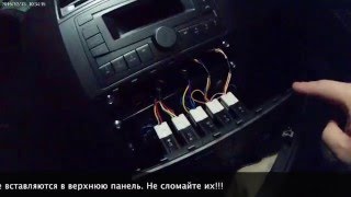 Снятие лицевой панели УАЗ Патриот (2015)
