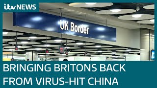 Britons in coronavirus-hit China advised to 'leave if they can' | ITV News