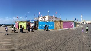 Kabalat Shabat from our Sukkah in Tel Aviv port