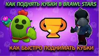 КАК ПОДНЯТЬ КУБКИ  В BRAWL STARS | КАК БЫСТРО ПОДНИМАТЬ КУБКИ В BRAWL STARS?2020