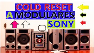 Sony Genezi Mhc-gnx80 aplicar cold reset a todos los modulares sony