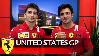 Charles and Carlos message after the US GP