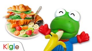 크루아상 샌드위치 만들기! | 요리왕 루피 14 | 뽀롱뽀롱 뽀로로 | 키글TV