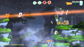 Angry Birds 2: Level 90: Walkthrough (3 STARS) King Pig HD