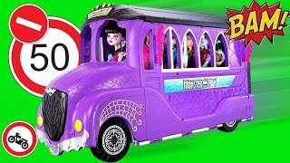 10 000 рублей на ТРАНСПОРТ куклы Монстер Хай ! МАШИНЫ и СКУТЕРЫ куклы Monster High dolls collection