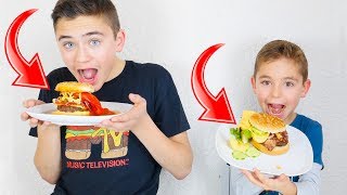HAMBURGER XXL CHALLENGE entre Frères !!! - Le pire burger du monde ?