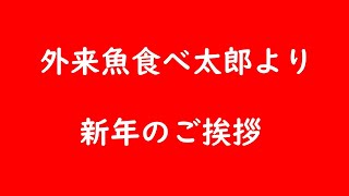 外来魚食べ太郎より、新年のご挨拶