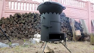 Пічка під казан "Марічка" з решіткою  |Печка под казан "Маричка" с решеткой | ZuzikBBQ.com