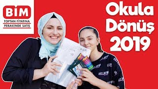 Okul Alışverişi BİM OKULA DÖNÜŞ 2019 Back To School Fenomen Tv