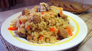 Плов со свининой в мультиварке