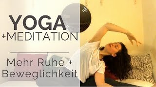 Abendyoga + Meditation zum Entspannen | YouTube Live