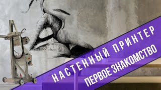 Робот-художник. Идея взрывающая рынок дизайна. Принтер для стен.