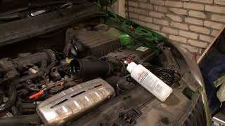 замена тормозной жидкости Skoda Fabia\brake fluid change Skoda Fabia