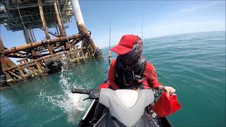 EPIC OFFSHORE JET SKI FISHING WITH MY BABY G AND C