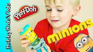 Minion Play-Doh Behind the Scenes! Nonsense Fun by HobbyKidsVids