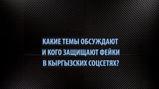 Какие темы обсуждают и кого защищают фейки в кыргызских соцсетях?