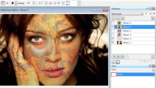 Коллаж в Corel PHOTO-PAINT методом наложения