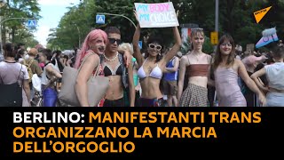 #Berlino: manifestanti #trans organizzano la marcia dell’orgoglio