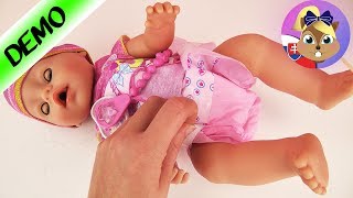 BABY BORN KŔMENIE, PREBAĽOVANIE | Cikajúca bábika Baby Born | Baby Born po slovensky | Zapf Creation