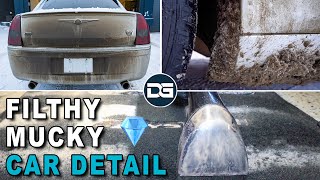 Deep Cleaning a Big DIRTY Chrysler | Satisfying Interior and Exterior Car Detailing!