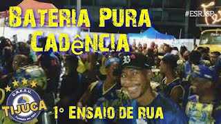 Tijuca 2020 | Bateria Pura Cadência com Lexa no ensaio de rua