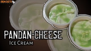 PANDAN-CHEESE ICE CREAM | JK's Recipes