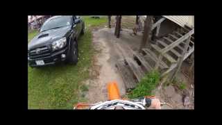 Riding ktm 85 fast