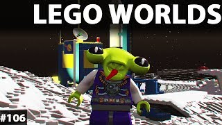 LEGO WORLDS Game Gameplay Walkthrough Classic Space DLC Pac Alien #105