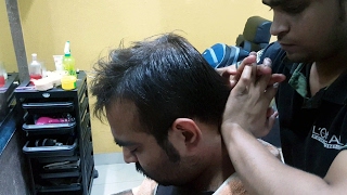 Head and Shoulder Massage with Neck CRACKING- (Intense)