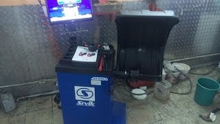 Балансировочный станок Сивик СБМП 40 Альфа Люкс (Wheel balancer Sivik Alpha LUX)