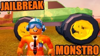 O NOVO CAMINHÃO MONSTRO NO JAILBREAK ( Monster Truck )