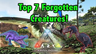 Top 7 Creatures That Are ALWAYS FORGOTTEN About In Ark Survival Evolved!