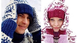 ШАПКА  ЖАККАРДОВЫМ УЗОРОМ СПИЦАМИ - 2019 / HAT PATTERN jacquard SPOKE / Hutmuster Jacquard SPOKE