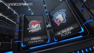 Piráti Chomutov - HC Škoda Plzeň 5:1 sestřih