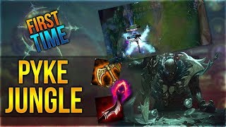 First Time Pyke Jungle! PBE Gameplay [League of Legends] [Deutsch / German]