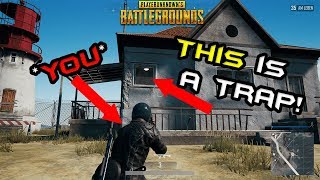 PUBG Mobile: How to MAKE A TRAP/SURVIVE in PUBG MOBILE - Trick in  PlayerUnknown's Battlegrounds
