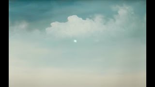 Как рисовать  облака акрилом # 1. How to paint the cloudy sky in acrylic.