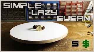 Make A Simple Rotating Table "Lazy Susan"